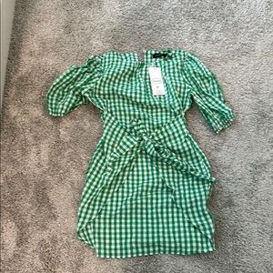 Green Gingham Dress